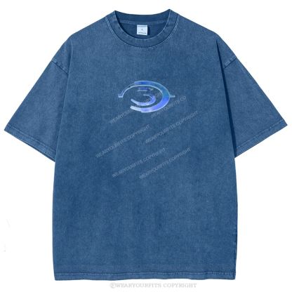 Halo Unisex Washed Tee Wearyourfits