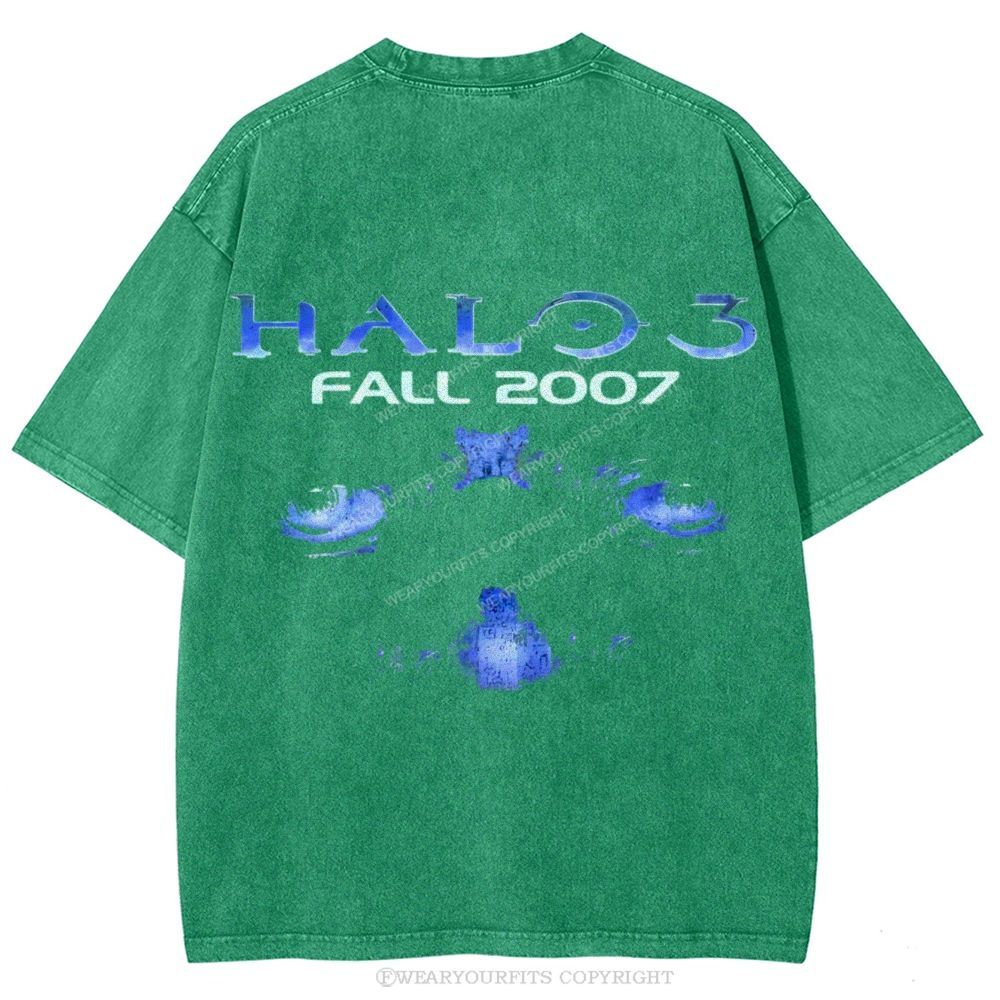 Halo Unisex Washed Tee Wearyourfits