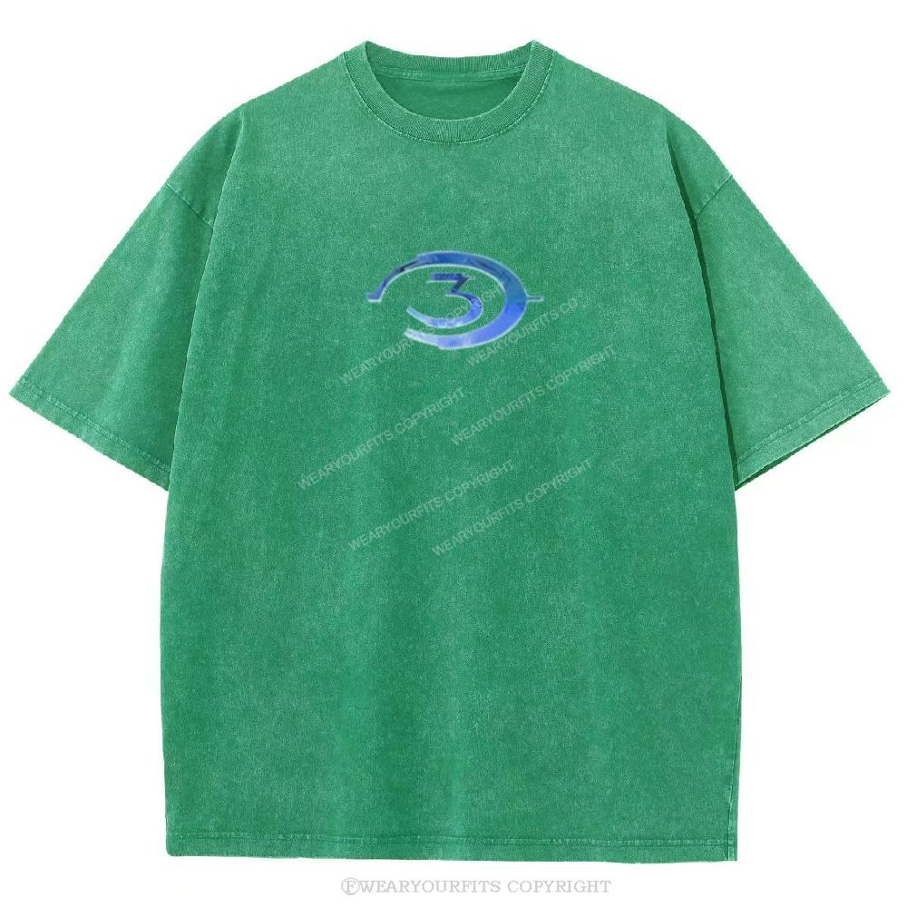 Halo Unisex Washed Tee Wearyourfits