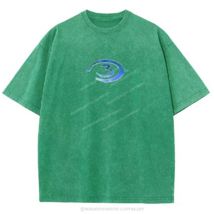 Halo Unisex Washed Tee Wearyourfits