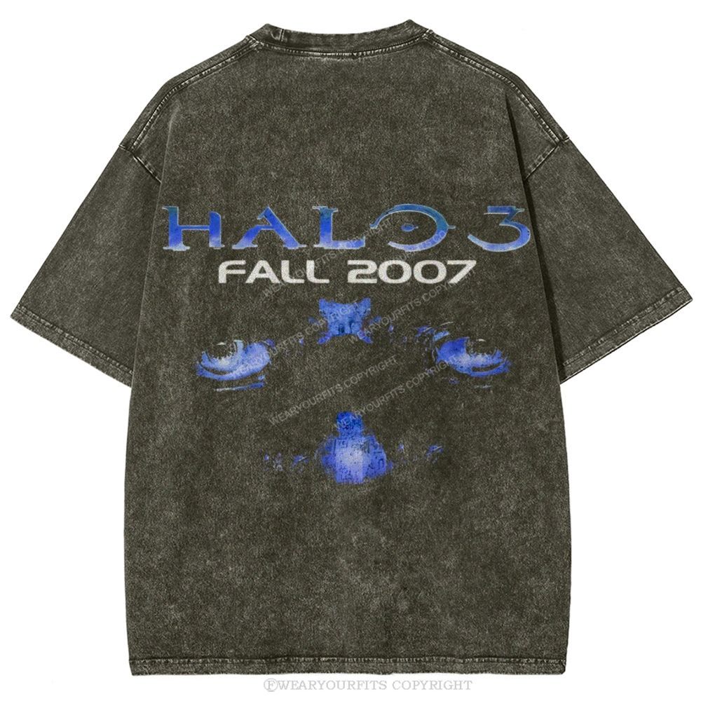 Halo Unisex Washed Tee Wearyourfits