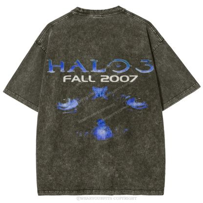 Halo Unisex Washed Tee Wearyourfits