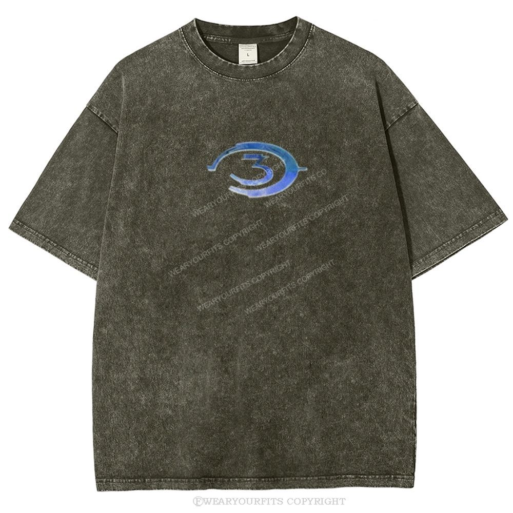 Halo Unisex Washed Tee Wearyourfits