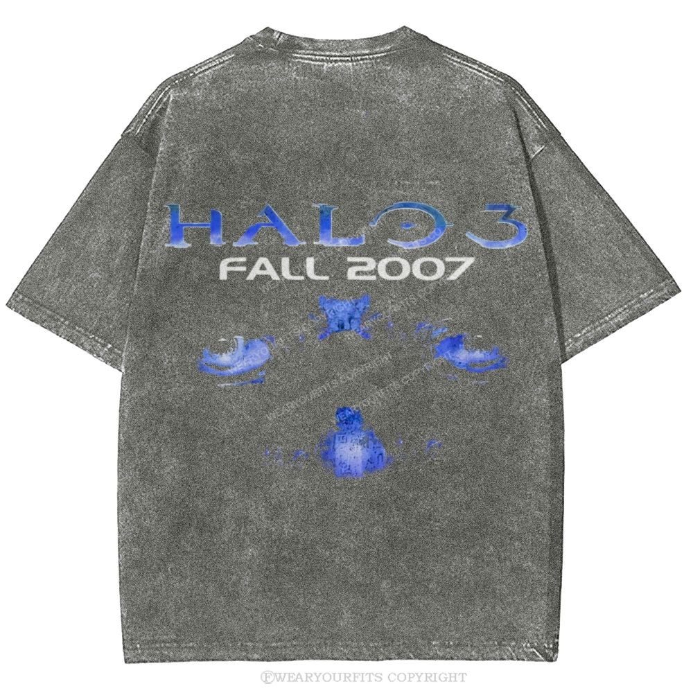 Halo Unisex Washed Tee Wearyourfits
