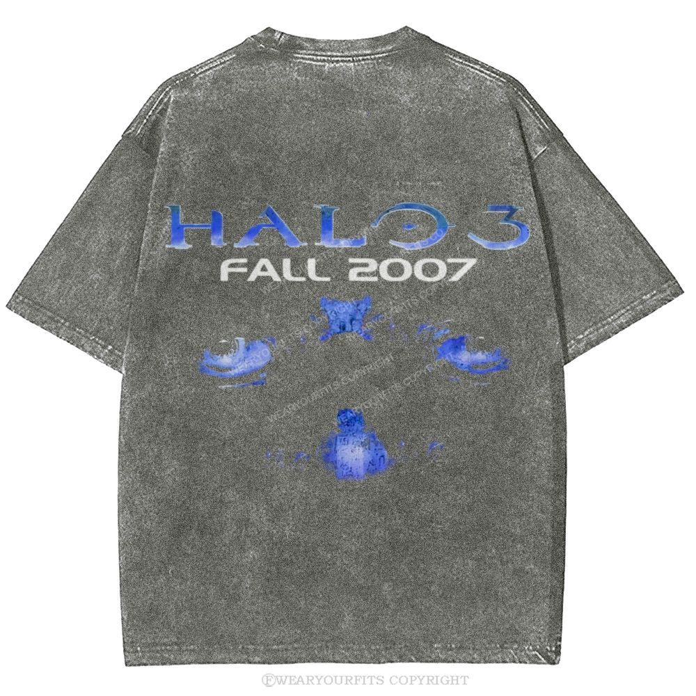 Halo Unisex Washed Tee Wearyourfits