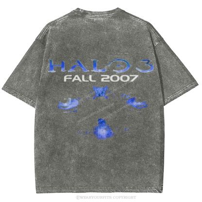 Halo Unisex Washed Tee Wearyourfits