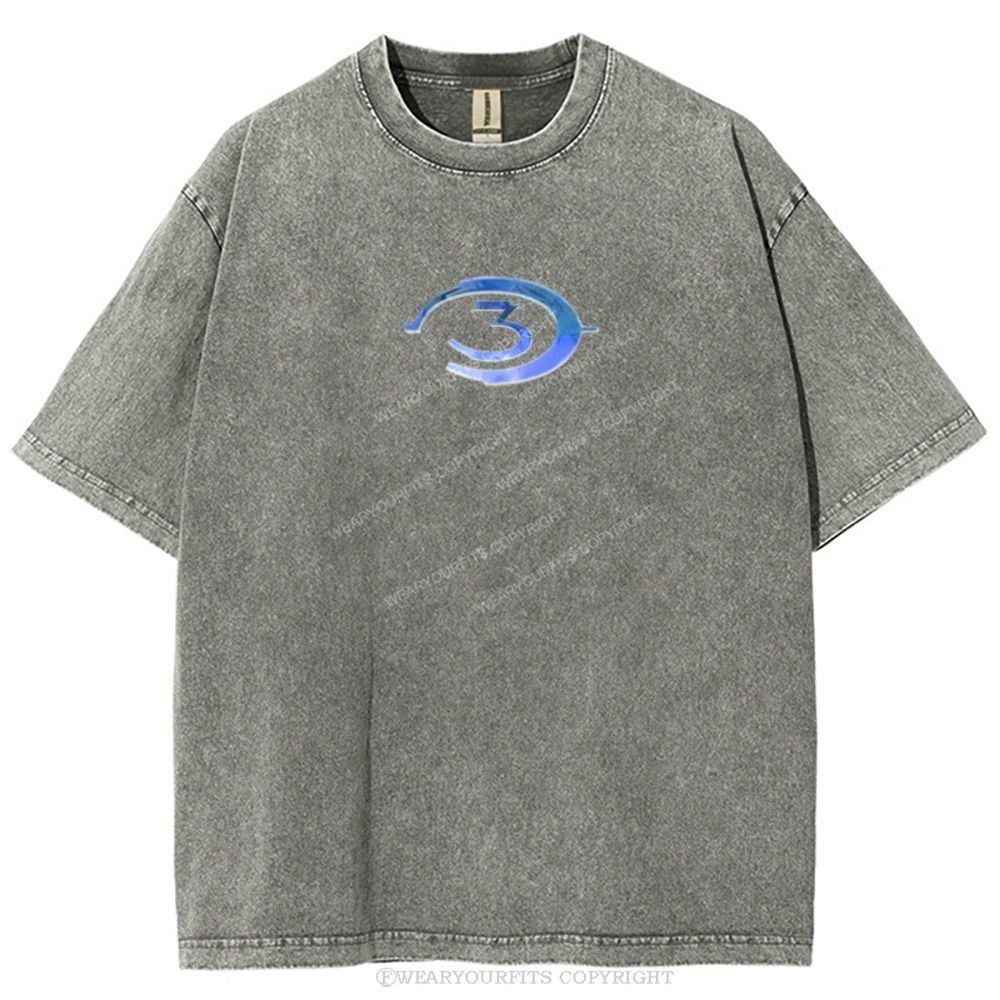 Halo Unisex Washed Tee Wearyourfits