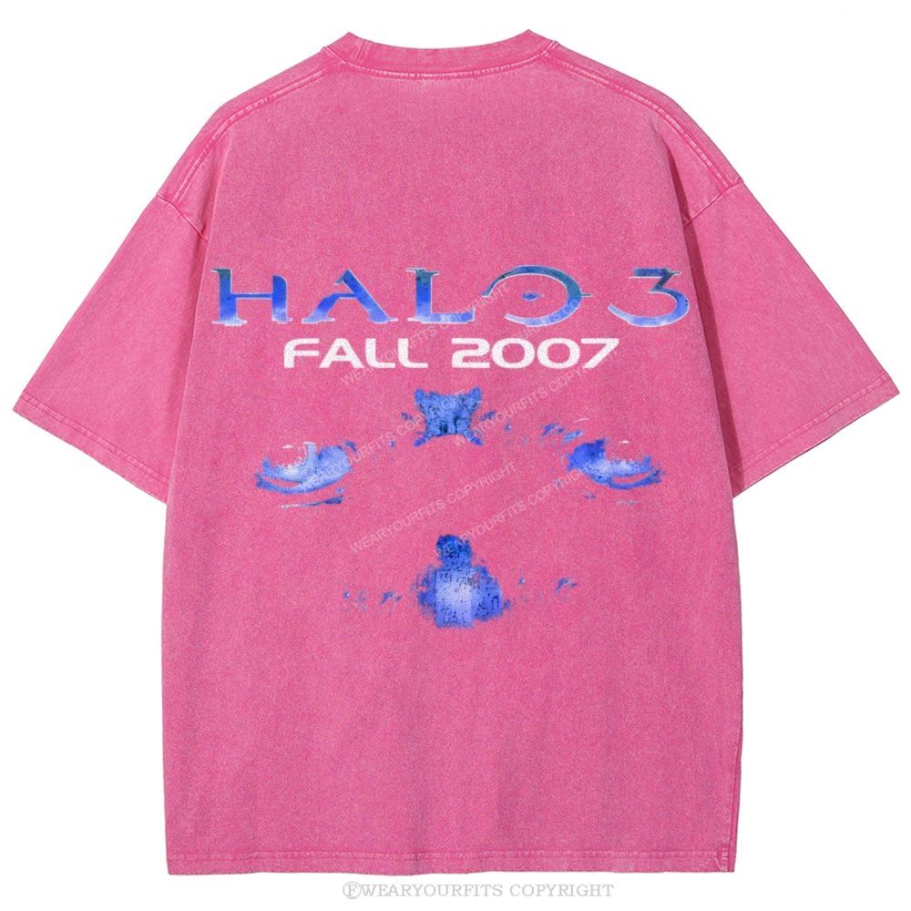 Halo Unisex Washed Tee Wearyourfits