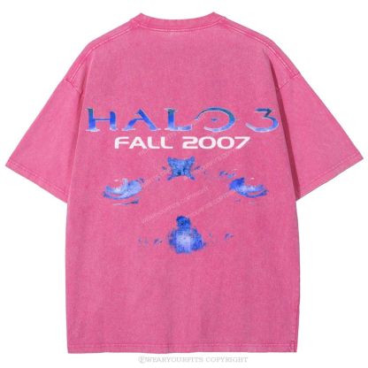 Halo Unisex Washed Tee Wearyourfits