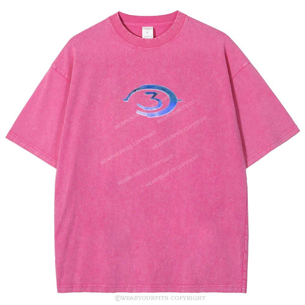 Halo Unisex Washed Tee Wearyourfits