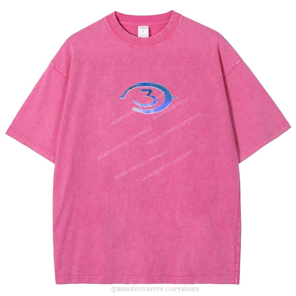 Halo Unisex Washed Tee Wearyourfits