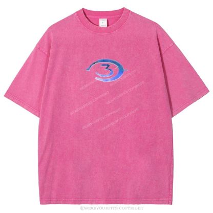 Halo Unisex Washed Tee Wearyourfits