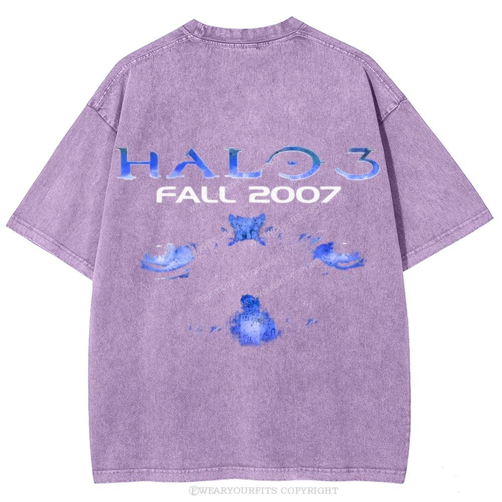 Halo Unisex Washed Tee Wearyourfits