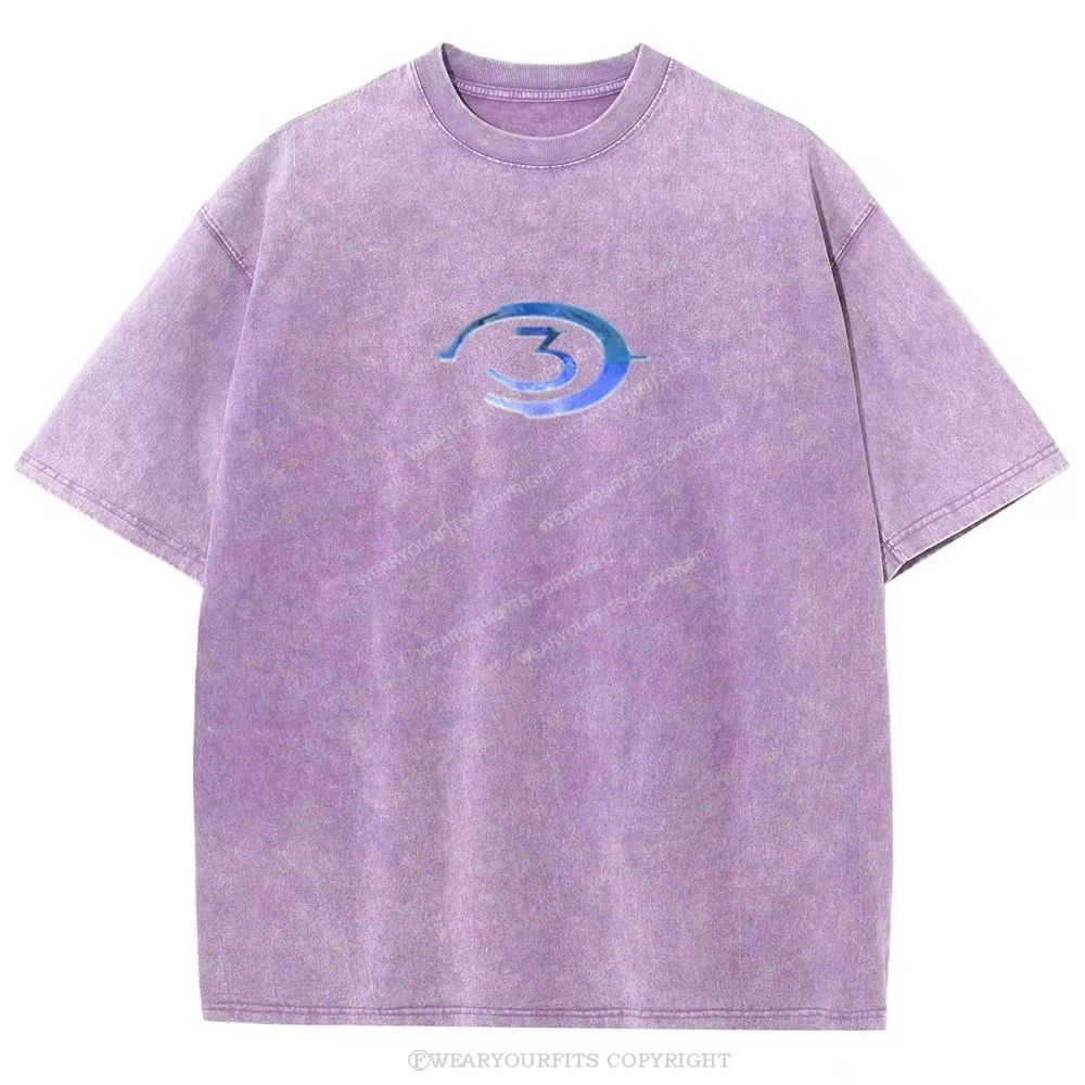 Halo Unisex Washed Tee Wearyourfits