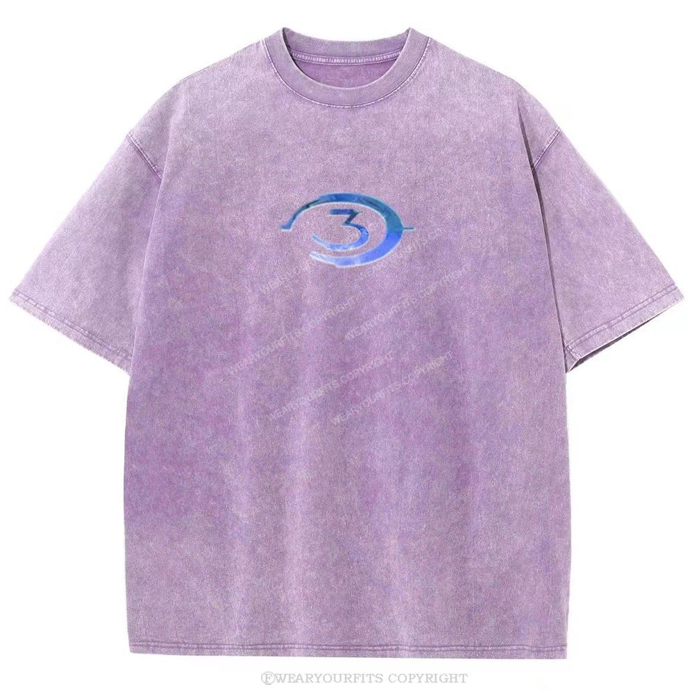 Halo Unisex Washed Tee Wearyourfits
