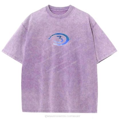 Halo Unisex Washed Tee Wearyourfits