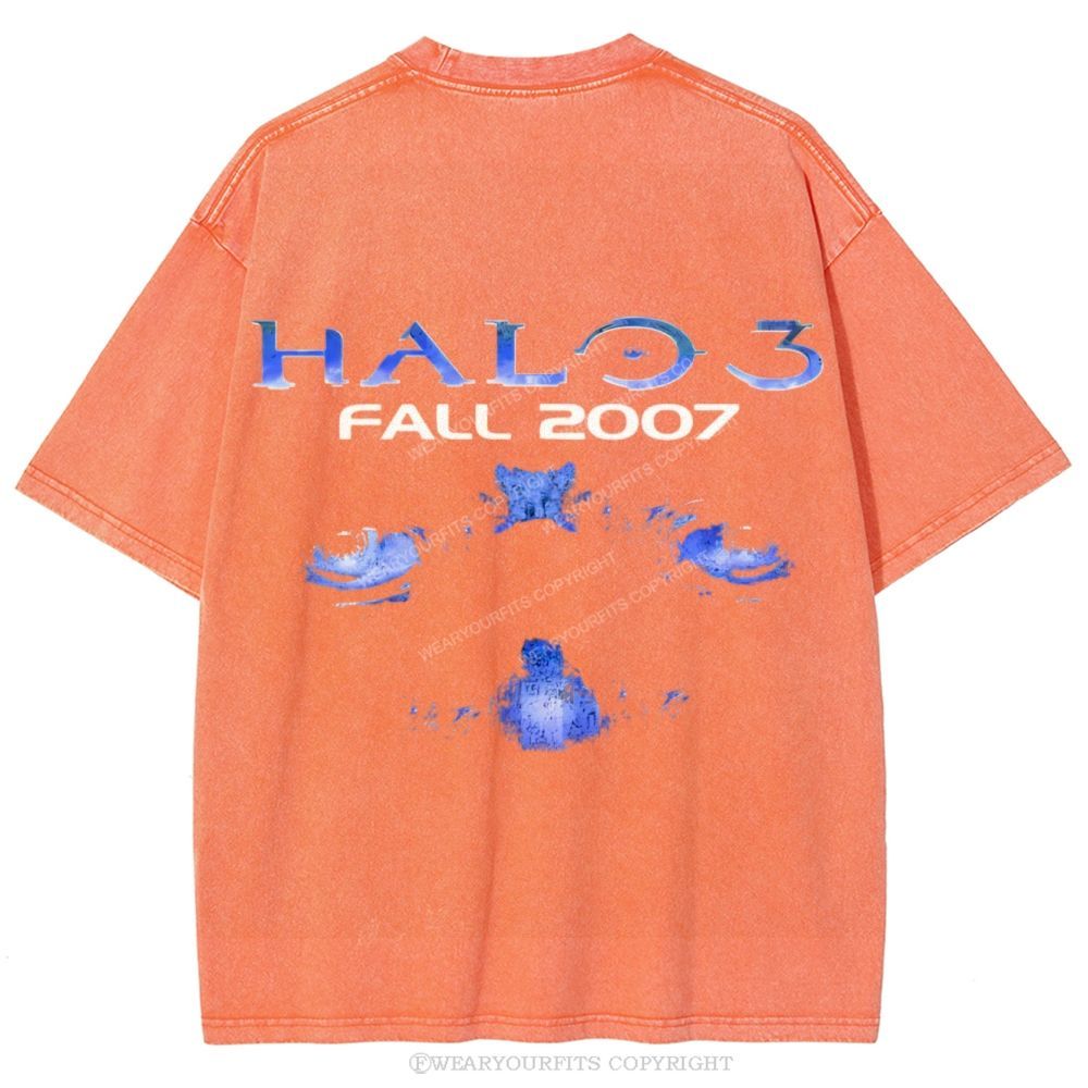 Halo Unisex Washed Tee Wearyourfits