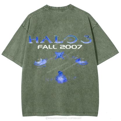Halo Unisex Washed Tee Wearyourfits