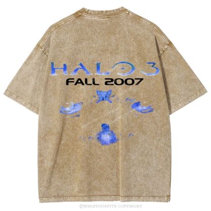 Halo Unisex Washed Tee Wearyourfits