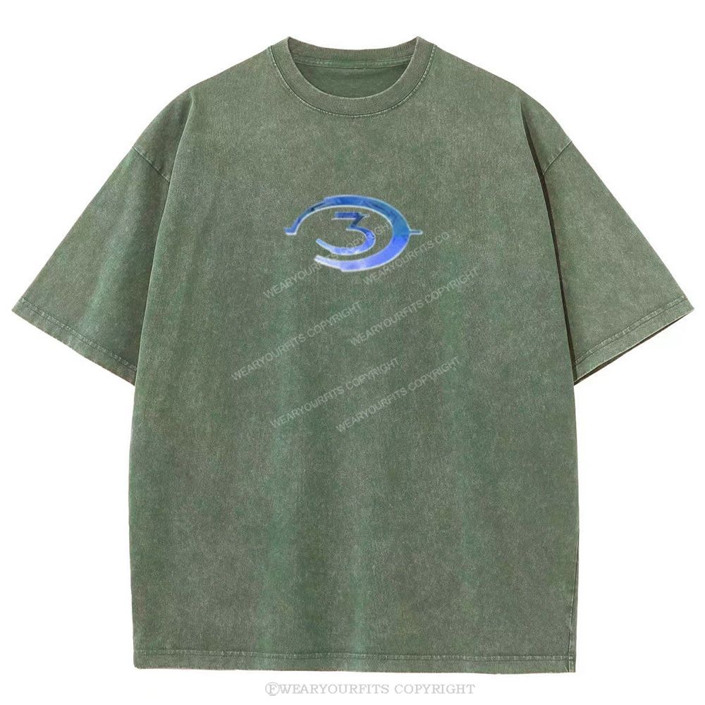 Halo Unisex Washed Tee Wearyourfits