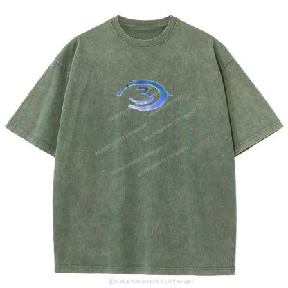 Halo Unisex Washed Tee Wearyourfits