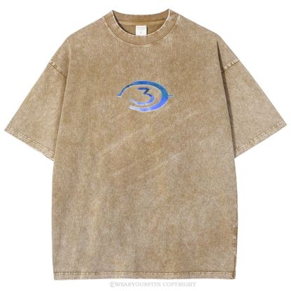 Halo Unisex Washed Tee Wearyourfits