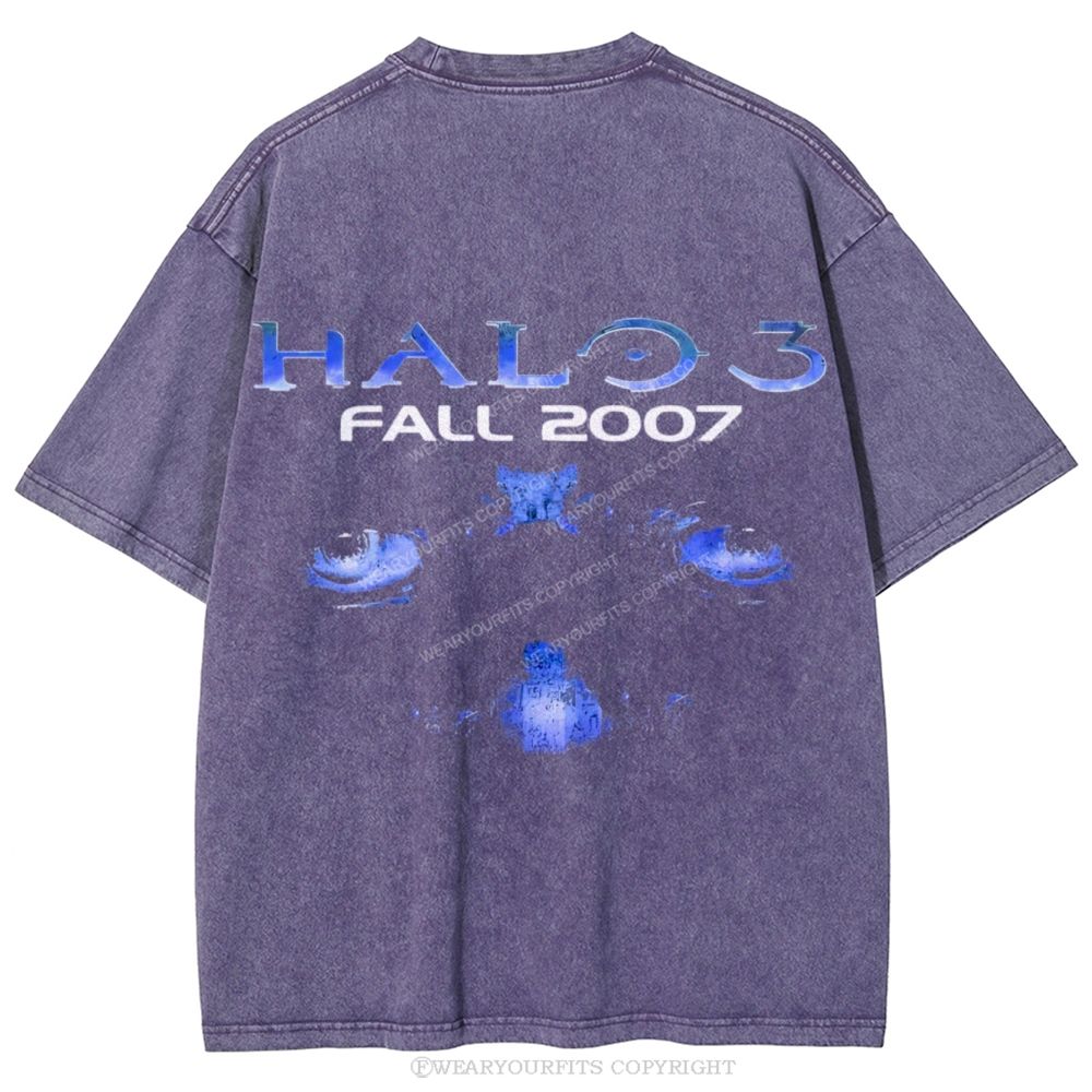 Halo Unisex Washed Tee Wearyourfits