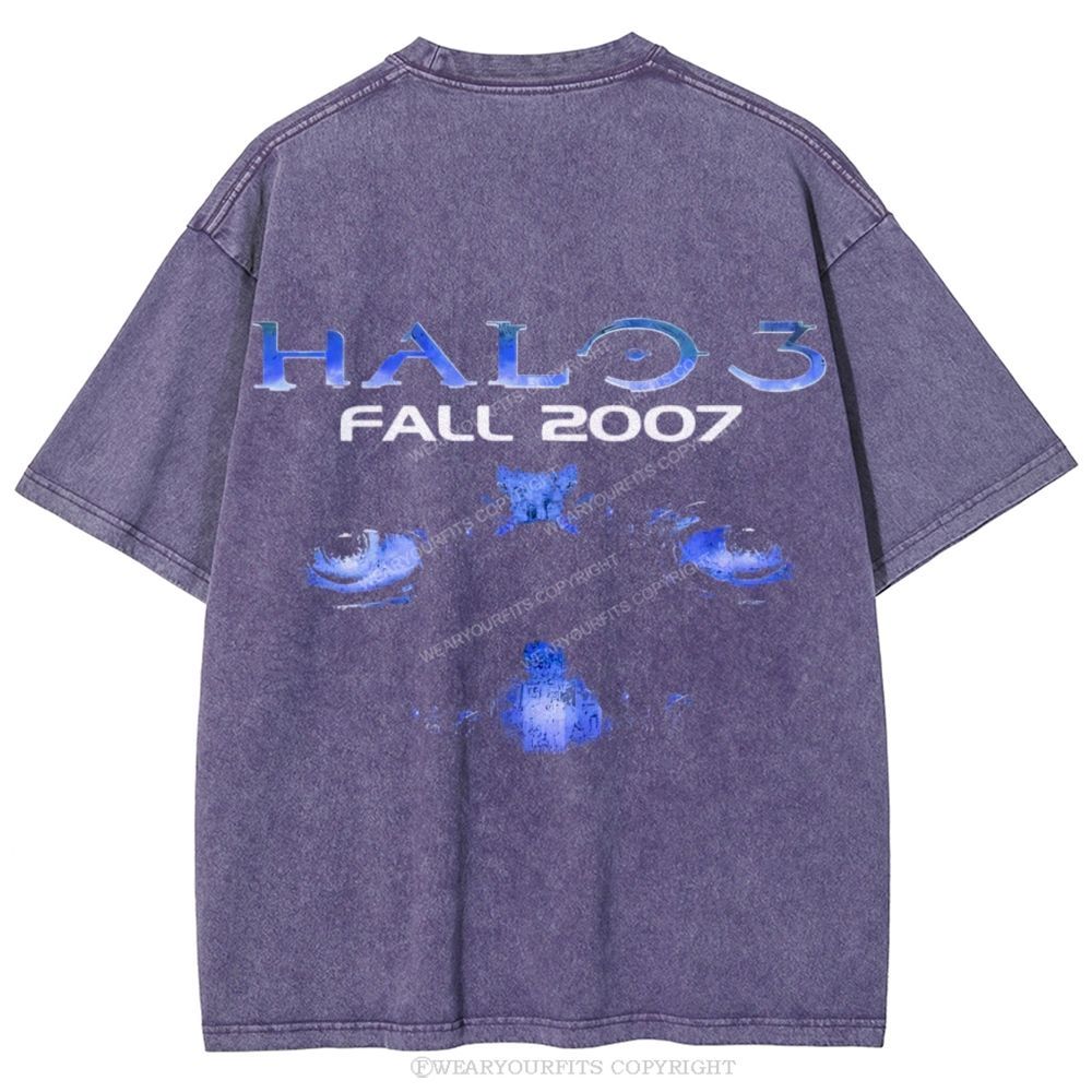Halo Unisex Washed Tee Wearyourfits