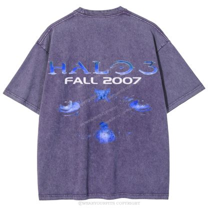 Halo Unisex Washed Tee Wearyourfits