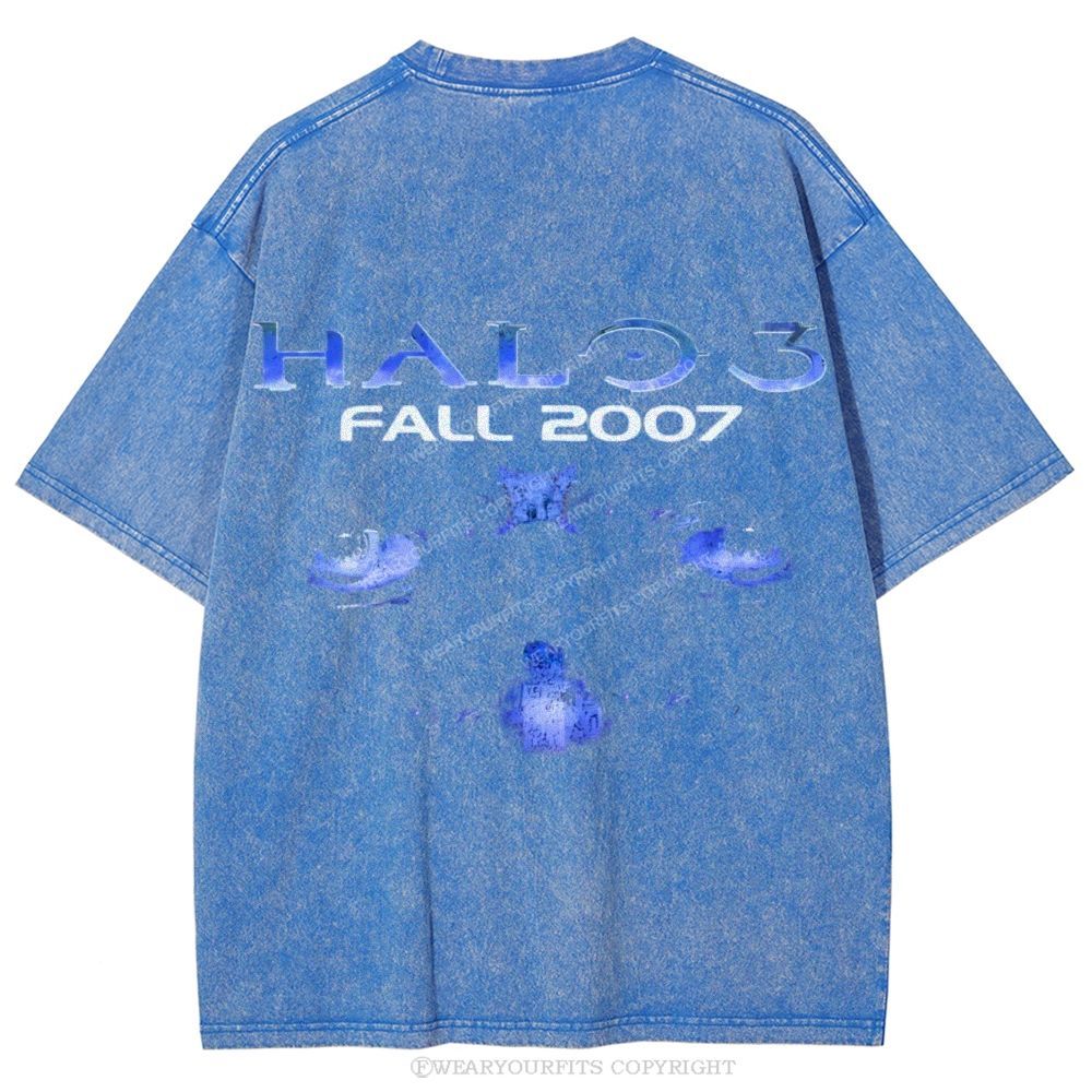 Halo Unisex Washed Tee Wearyourfits
