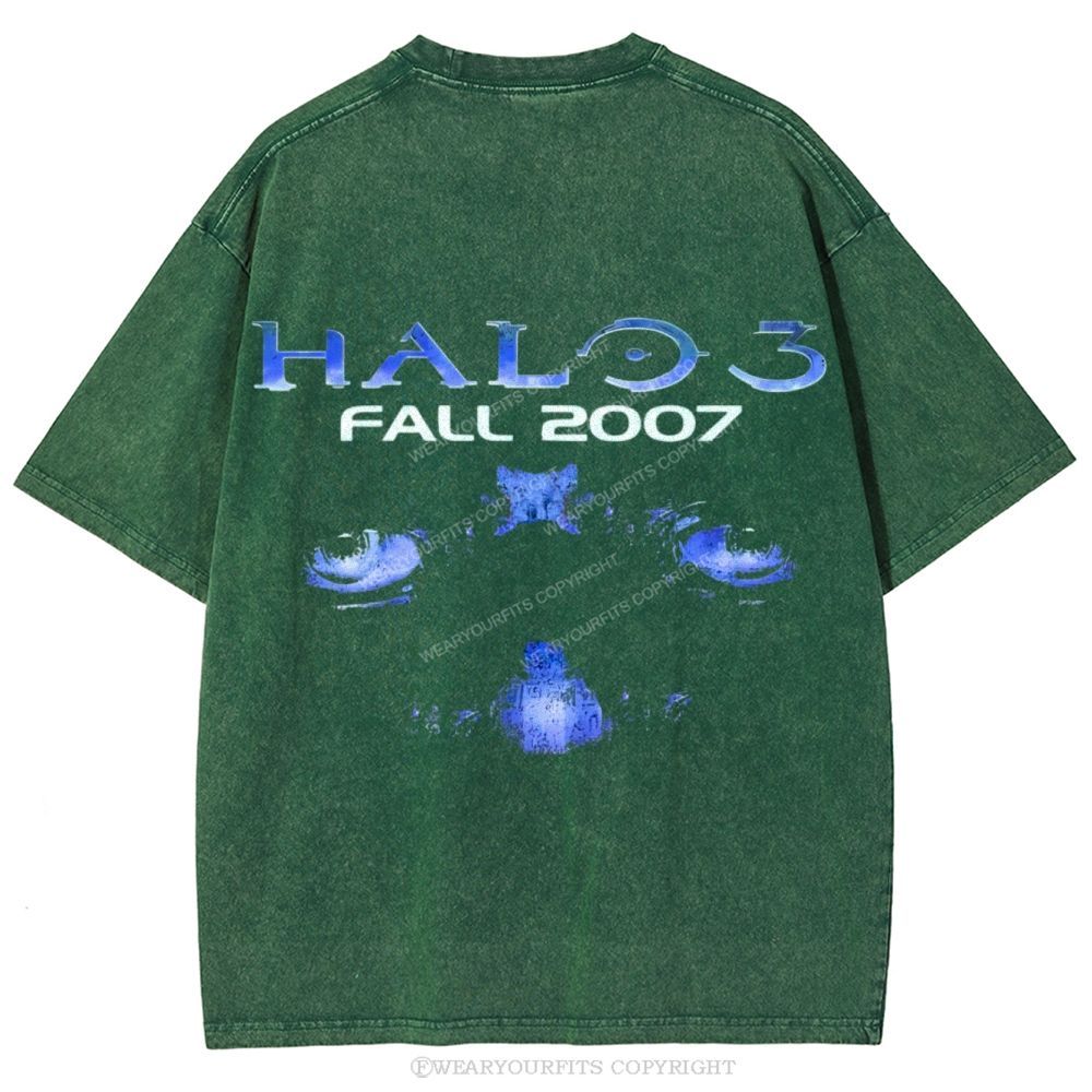 Halo Unisex Washed Tee Wearyourfits