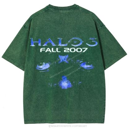 Halo Unisex Washed Tee Wearyourfits