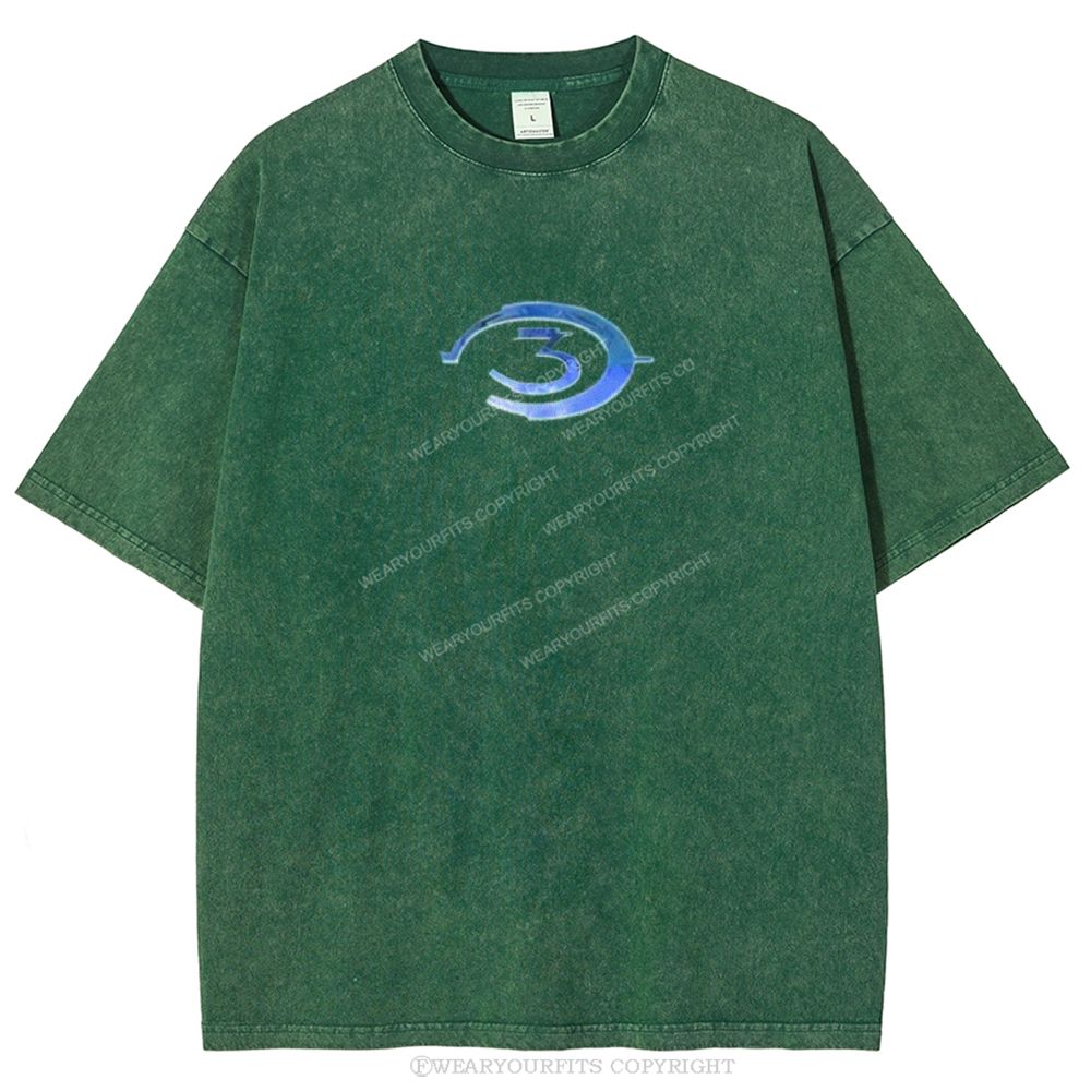 Halo Unisex Washed Tee Wearyourfits