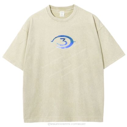 Halo Unisex Washed Tee Wearyourfits