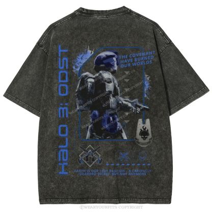 Burned Our Worlds Unisex Washed Tee Wearyourfits