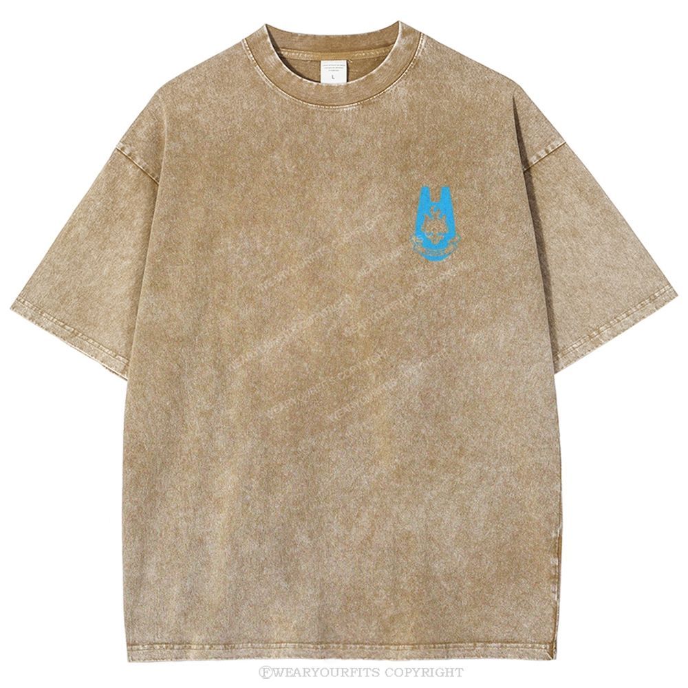 Burned Our Worlds Unisex Washed Tee Wearyourfits