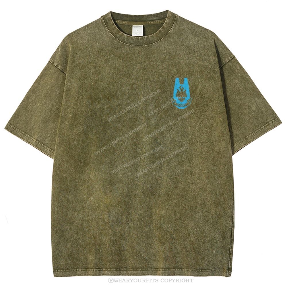 Burned Our Worlds Unisex Washed Tee Wearyourfits