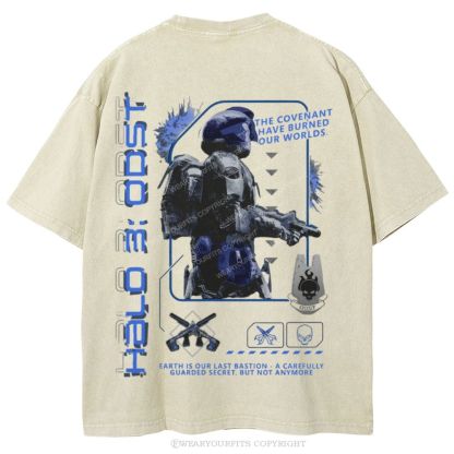 Burned Our Worlds Unisex Washed Tee Wearyourfits