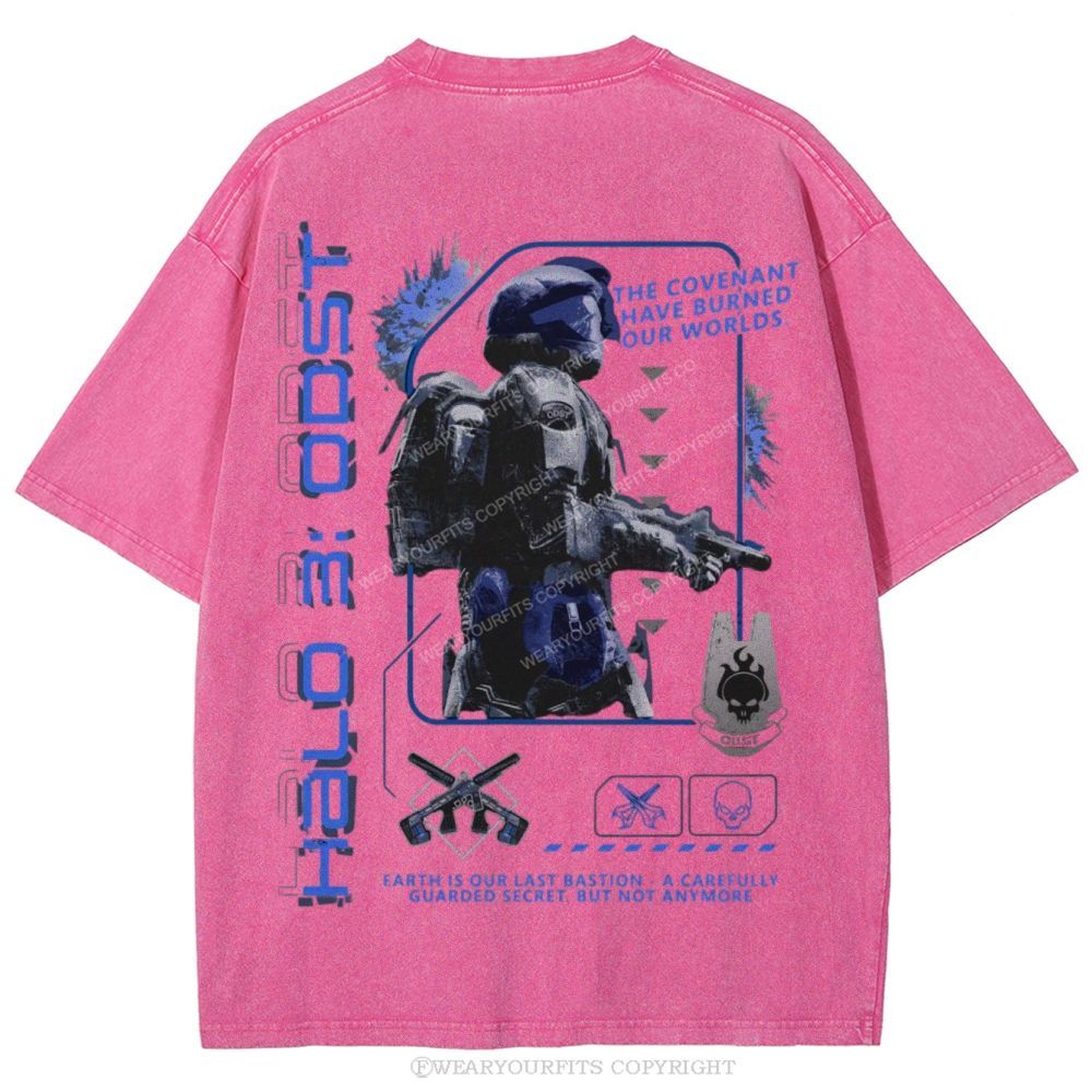 Burned Our Worlds Unisex Washed Tee Wearyourfits