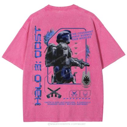Burned Our Worlds Unisex Washed Tee Wearyourfits