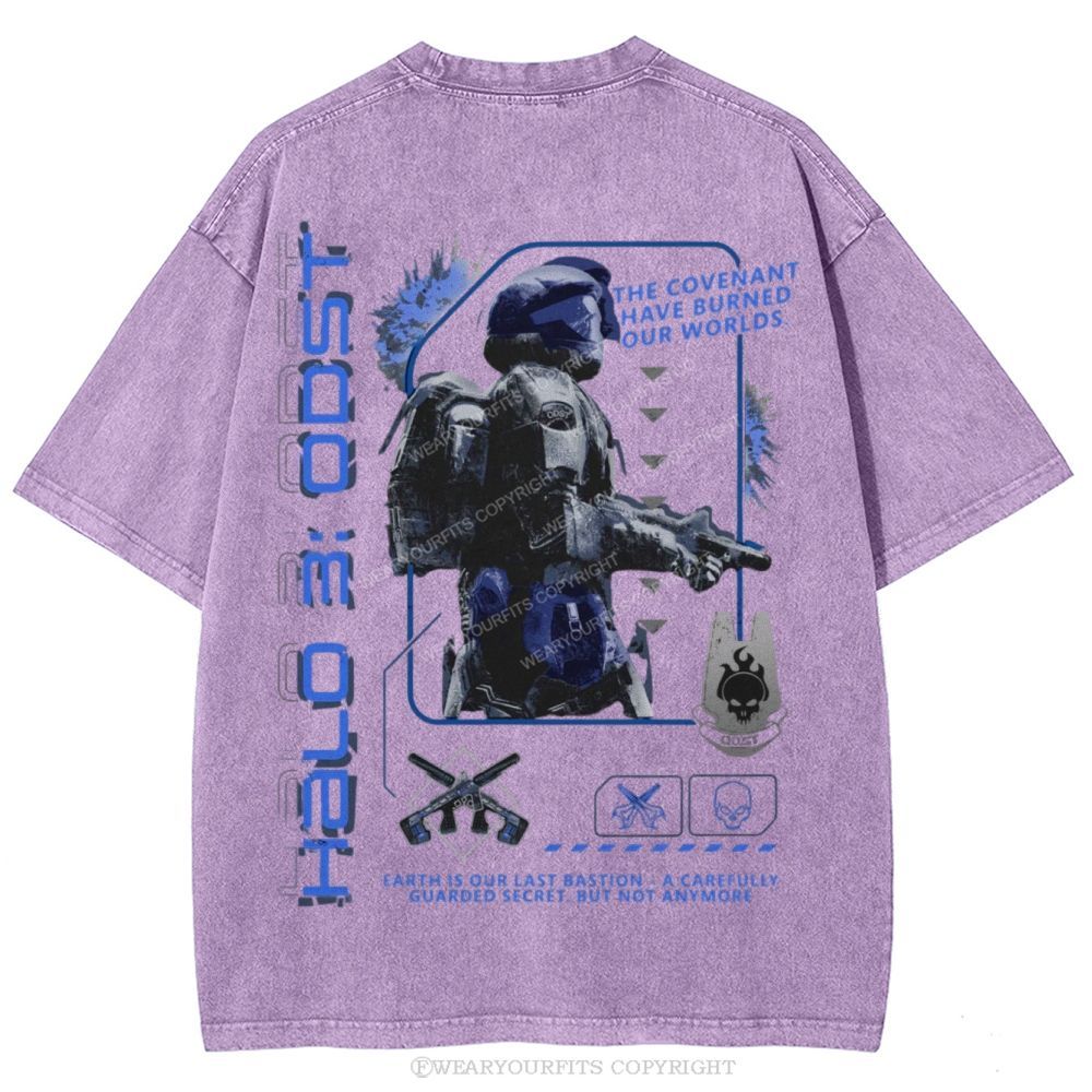 Burned Our Worlds Unisex Washed Tee Wearyourfits