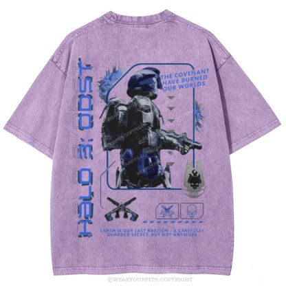 Burned Our Worlds Unisex Washed Tee Wearyourfits