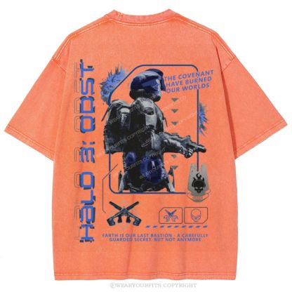 Burned Our Worlds Unisex Washed Tee Wearyourfits