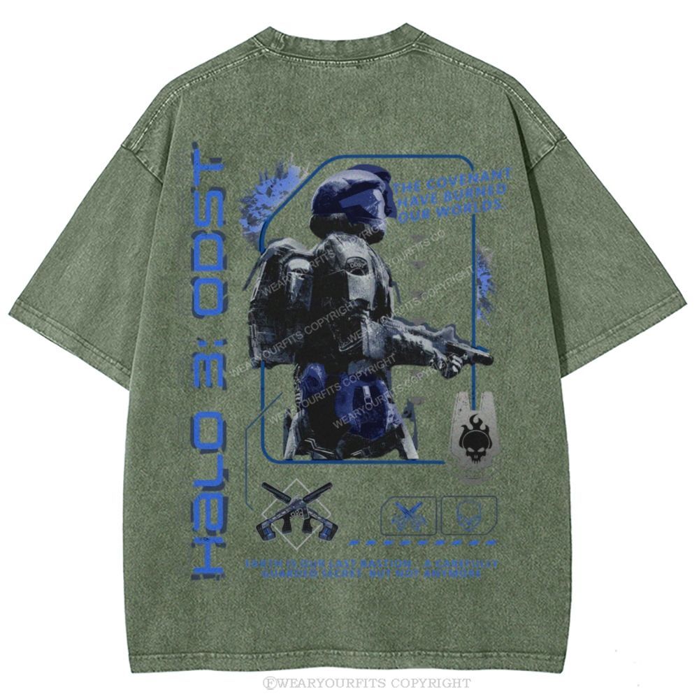 Burned Our Worlds Unisex Washed Tee Wearyourfits