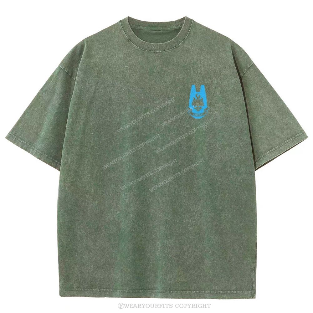 Burned Our Worlds Unisex Washed Tee Wearyourfits