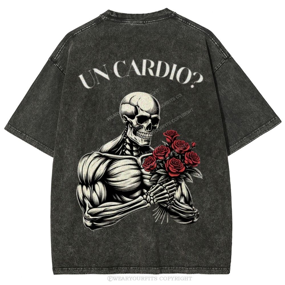 Un Cardio Unisex Washed Tee Wearyourfits