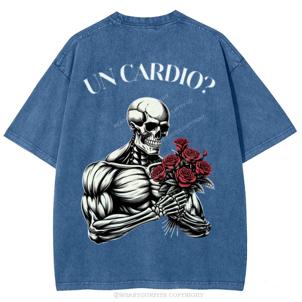 Un Cardio Unisex Washed Tee Wearyourfits