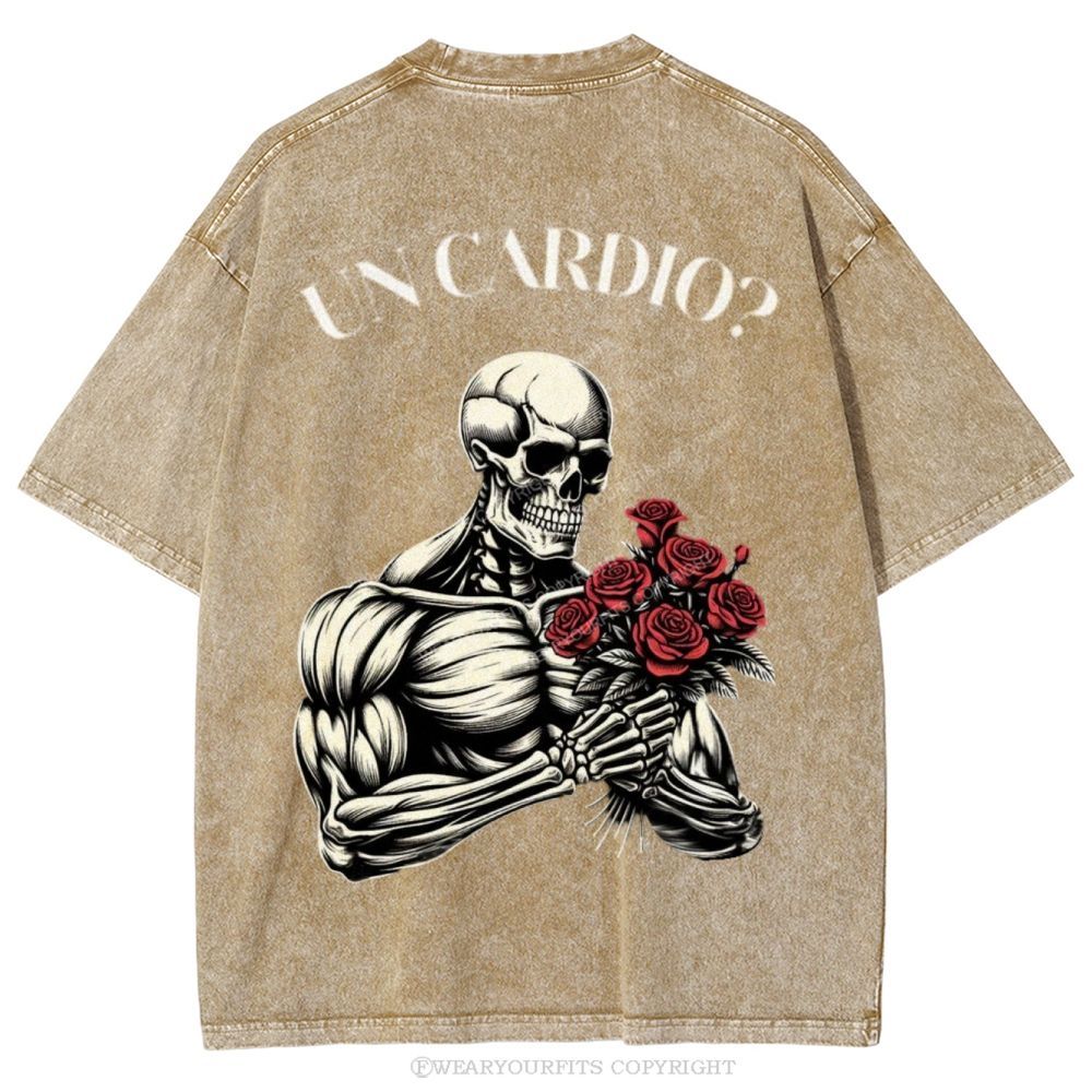 Un Cardio Unisex Washed Tee Wearyourfits