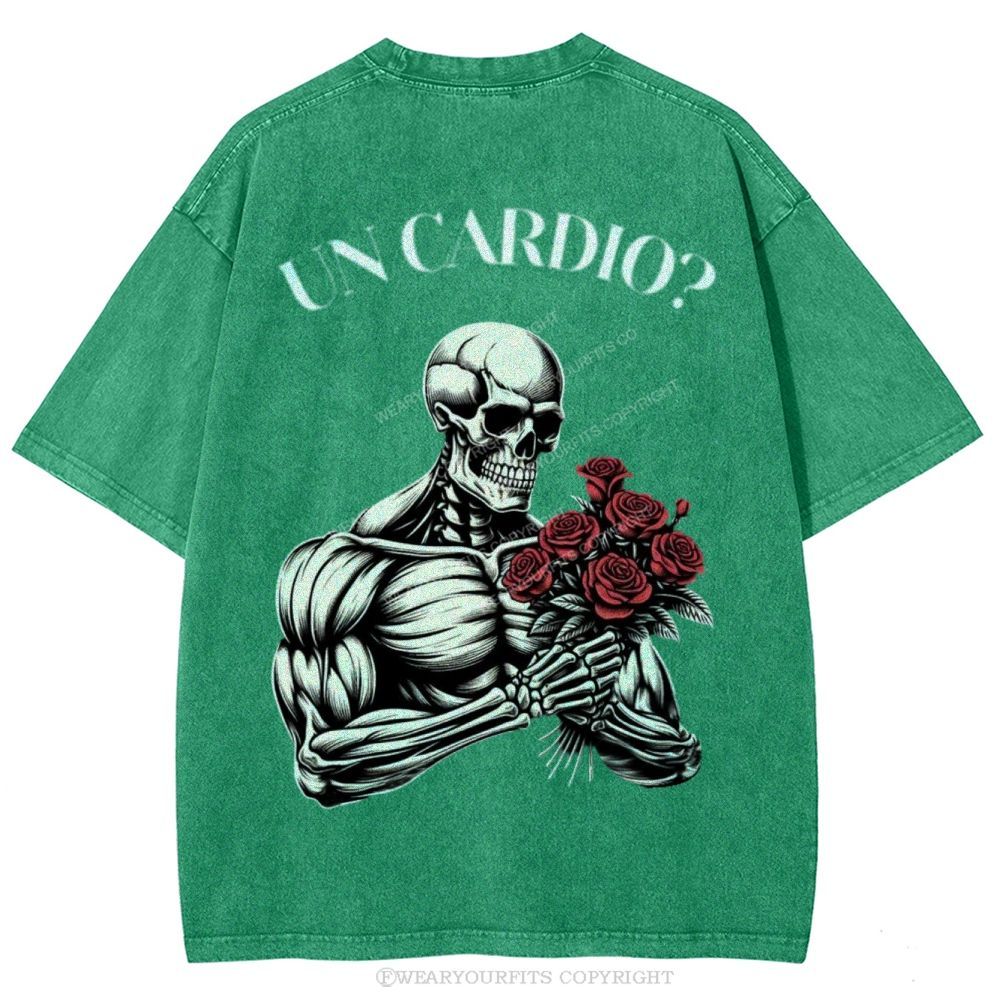 Un Cardio Unisex Washed Tee Wearyourfits
