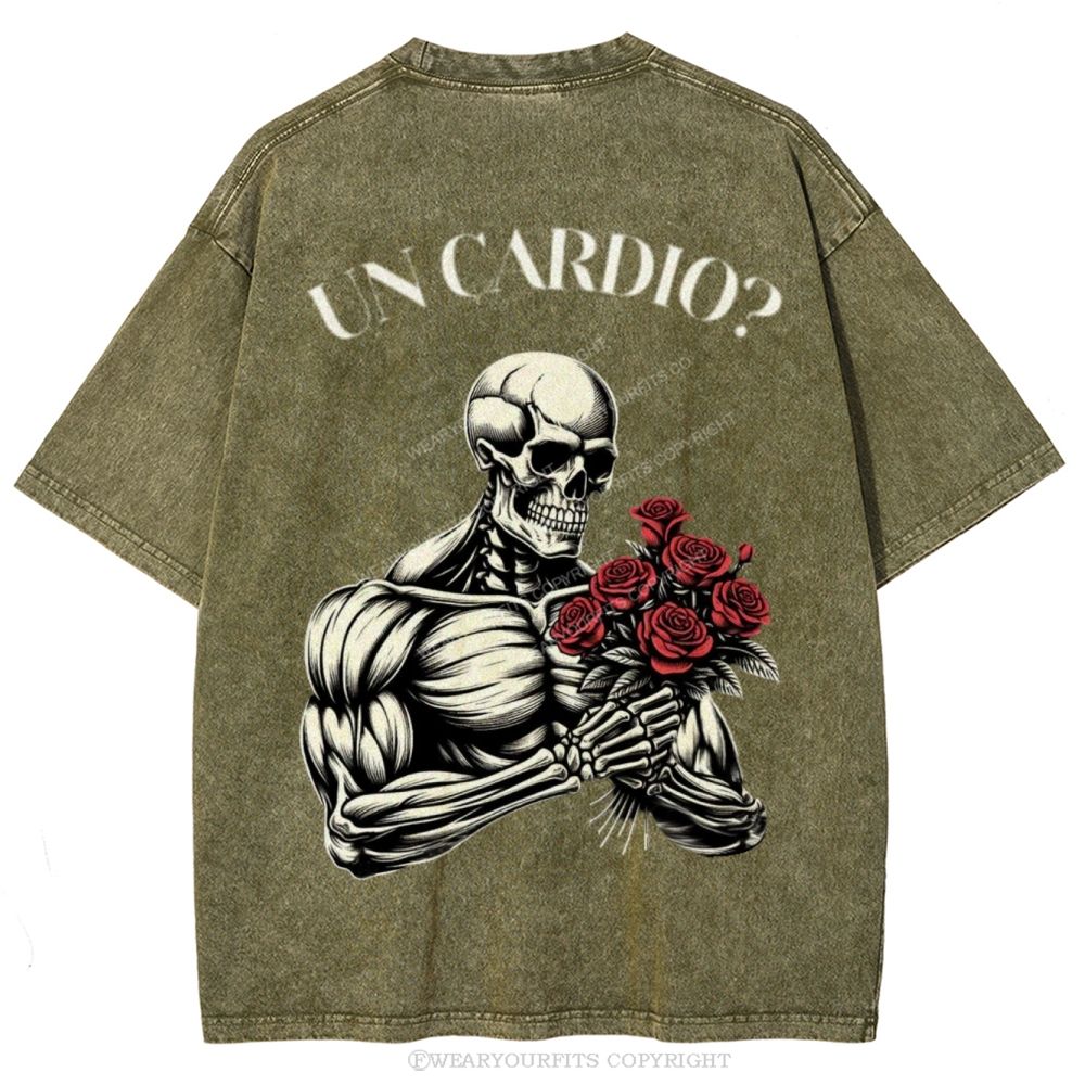 Un Cardio Unisex Washed Tee Wearyourfits